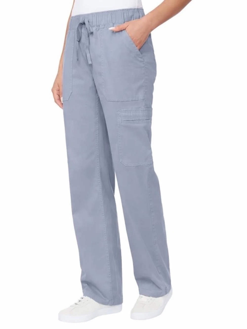 Buffalo David Bitton Women's Tencel Pull-On Cargo Pant (XX-Large,Blue Blizzard ) - Picture 3 of 14